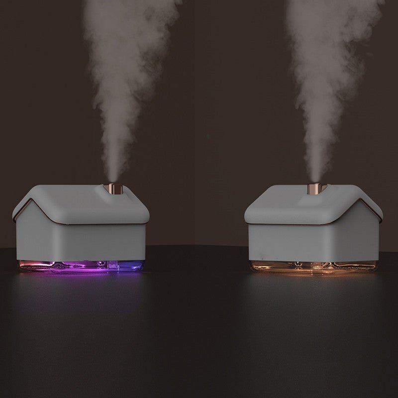 Air Humidifier Essential Oil Diffuser 300ML Ultrasonic Mist Maker Fogger Humidifier LED Lamp Aroma Diffuser Electric - Zambeel