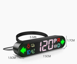 Air Meter Speed Sub - screen Instrument Panel Heads Up Display - Zambeel
