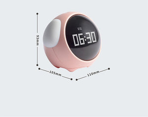Alarm - Clock Wake - Up - Light Pixel Expression Home - Decoration Digital Electronic Cute Multi - Function - Zambeel