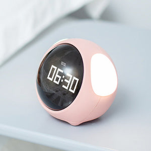 Alarm - Clock Wake - Up - Light Pixel Expression Home - Decoration Digital Electronic Cute Multi - Function - Zambeel