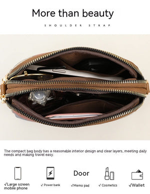 All - matching National Style Fashion Double - Zipper Cross - body Bags - Zambeel