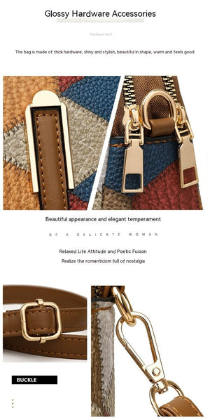 All - matching National Style Fashion Double - Zipper Cross - body Bags - Zambeel
