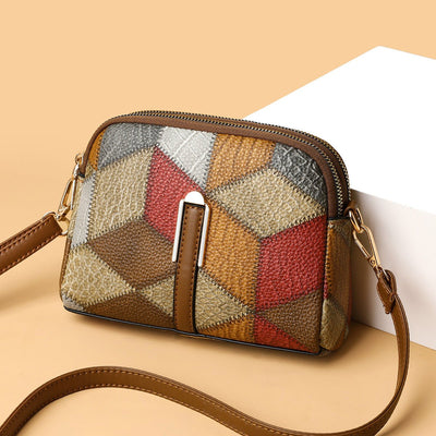All - matching National Style Fashion Double - Zipper Cross - body Bags - Zambeel