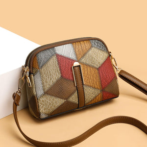 All - matching National Style Fashion Double - Zipper Cross - body Bags - Zambeel
