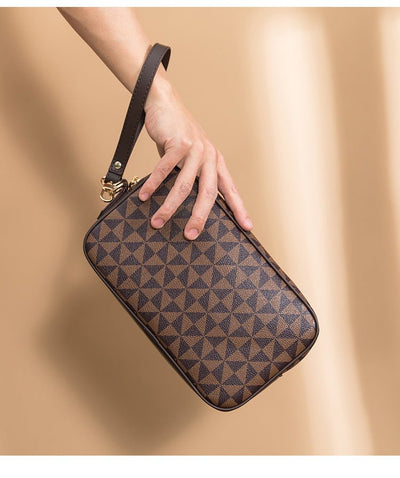 All - matching Printed Clutch Personalized Business Hand - held Bag Clip Wallet - Zambeel