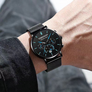 All - matching Simple And High - end Elegant Cool Ultra - thin Calendar Quartz Watch - Zambeel
