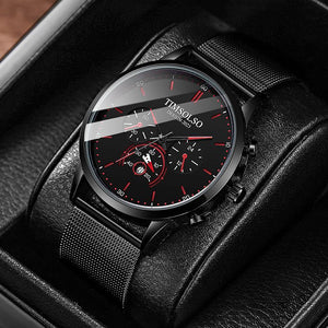 All - matching Simple And High - end Elegant Cool Ultra - thin Calendar Quartz Watch - Zambeel