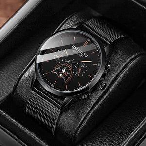 All - matching Simple And High - end Elegant Cool Ultra - thin Calendar Quartz Watch - Zambeel