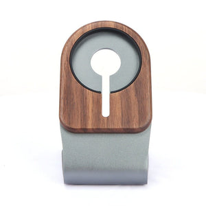 Aluminum Alloy Wooden Mobile Phone Base - Zambeel