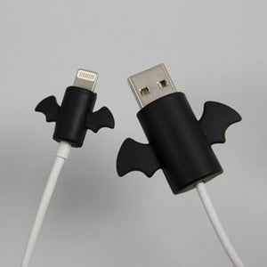 Angel Creative Simple Data Cable Protective Cover Bat Mobile Phone Headset Charging Cable Anti - Breaking Protective Cover - Zambeel