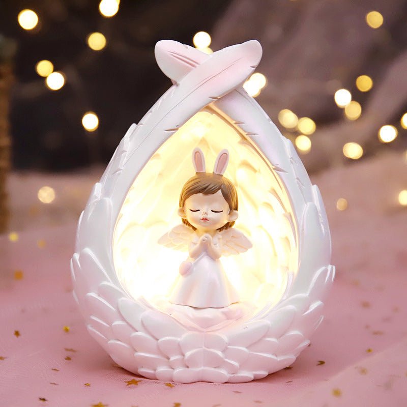 Angel Wings Star Light Bedside Sleeping Night Light - Zambeel