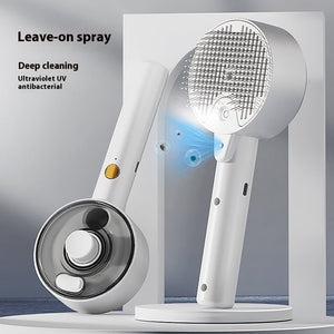 Animal Hair Remover Brush Dog And Cat Steam Brush Pet Self Cleaning Dog Brush Grooming Removes Cat Hairs Cat Dog Accessories Pet Products - Zambeel