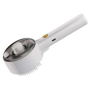 Animal Hair Remover Brush Dog And Cat Steam Brush Pet Self Cleaning Dog Brush Grooming Removes Cat Hairs Cat Dog Accessories Pet Products - Zambeel