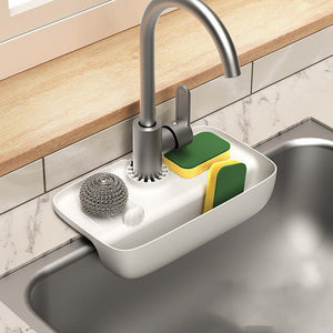 Anti - skid Mat Kitchen Rag Sponge Wiping Drain Storage Rack Kitchen Gadgets - Zambeel
