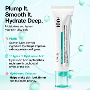 Anua - PDRN + Hyaluronic 100 Moisturizing Cream (Original) - Zambeel