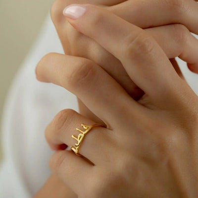 Arabic Custom Name Ring - Zambeel