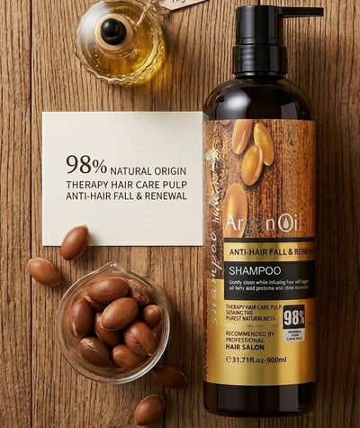 Argan Oil Anti - Hair Fall & Renewal Shampoo - Zambeel