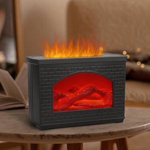 Aroma Diffuser with Fireplace Flame Light - Zambeel