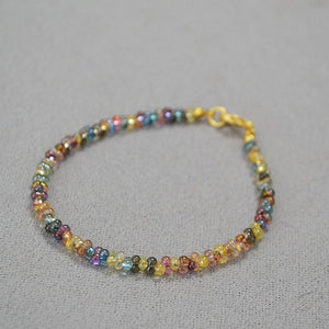 Artistic Retro Bohemian Style Colorful Translucent Seed Bead Necklace - Zambeel