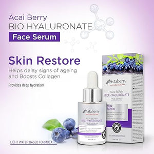 Astaberry - Indulge Acai Berry Bio Hyaluronate Face Serum - Zambeel