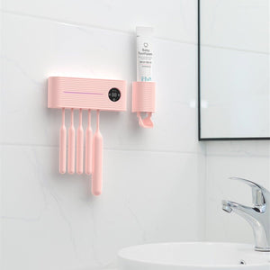 Automatic Air - Drying And Placing Toothbrush Disinfection Box On The Wall - Zambeel