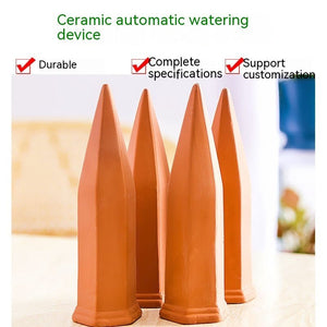 Automatic Watering Garden Tools Lazy Red Pottery Drainer - Zambeel