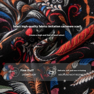 Autumn And Winter Cashmere Feel Scarf Women's All - match Atmosphere High Sense - Zambeel