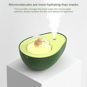 Avocado Mini Spray Humidifier USB Charging Night Light Portable Mist Sprayer For Home Car - Zambeel