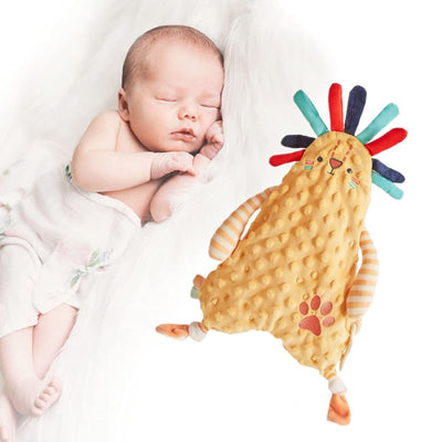 Baby Appease Towel Nursing Teether Kawaii Bunny Ears Newborn Face Towel Baby Toddler Comfort Sleeping Cuddling Towel Doll Toys - Zambeel