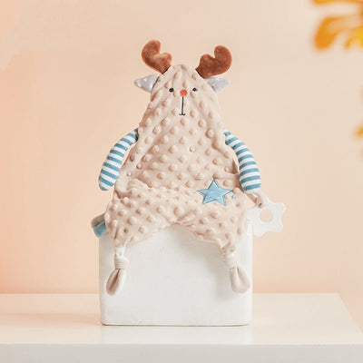 Baby Appease Towel Nursing Teether Kawaii Bunny Ears Newborn Face Towel Baby Toddler Comfort Sleeping Cuddling Towel Doll Toys - Zambeel