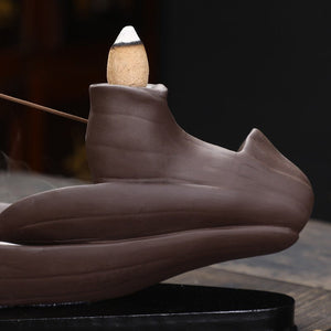 Backflow Incense Burner sandalWood Incense Burner Line Incense Burner Zen Ornaments - Zambeel