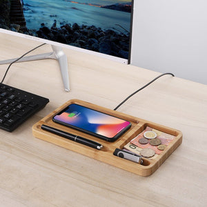 Bamboo Wood Wireless Charger - Zambeel