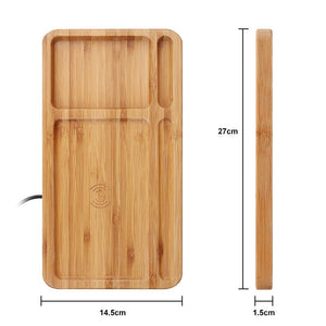 Bamboo Wood Wireless Charger - Zambeel