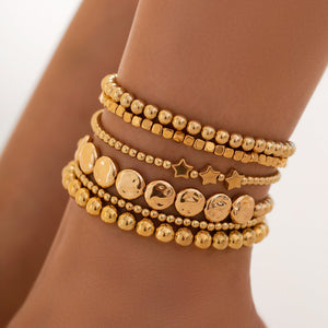 Beach Handmade Beaded Stretch Anklet XINGX - Zambeel
