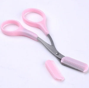 Beauty tools eyebrow scissors with eyebrow comb - Zambeel