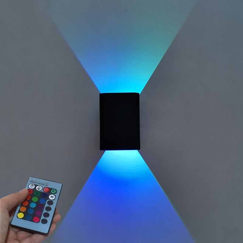 Bedroom Bedside Square Luminous LED Wall Lamp - Zambeel