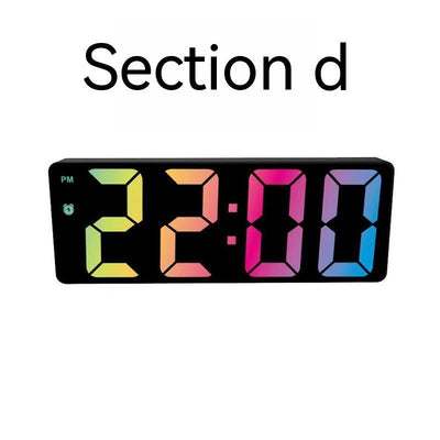 Big Screen And Font Electronic Bedside Clock - Zambeel