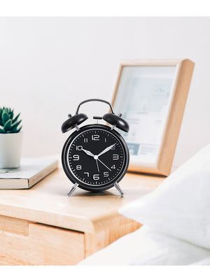 Big Sound Metal Personality Lazy Small Alarm Clock Luminous Simple Silent Bedside - Zambeel