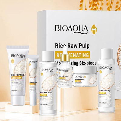 BIOAQUA - Rice Raw Pulp Rejuvenating Set (Original) - Zambeel