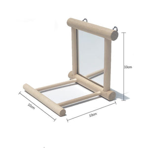 Bird Stand With Mirror - Zambeel