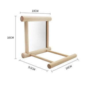 Bird Stand With Mirror - Zambeel