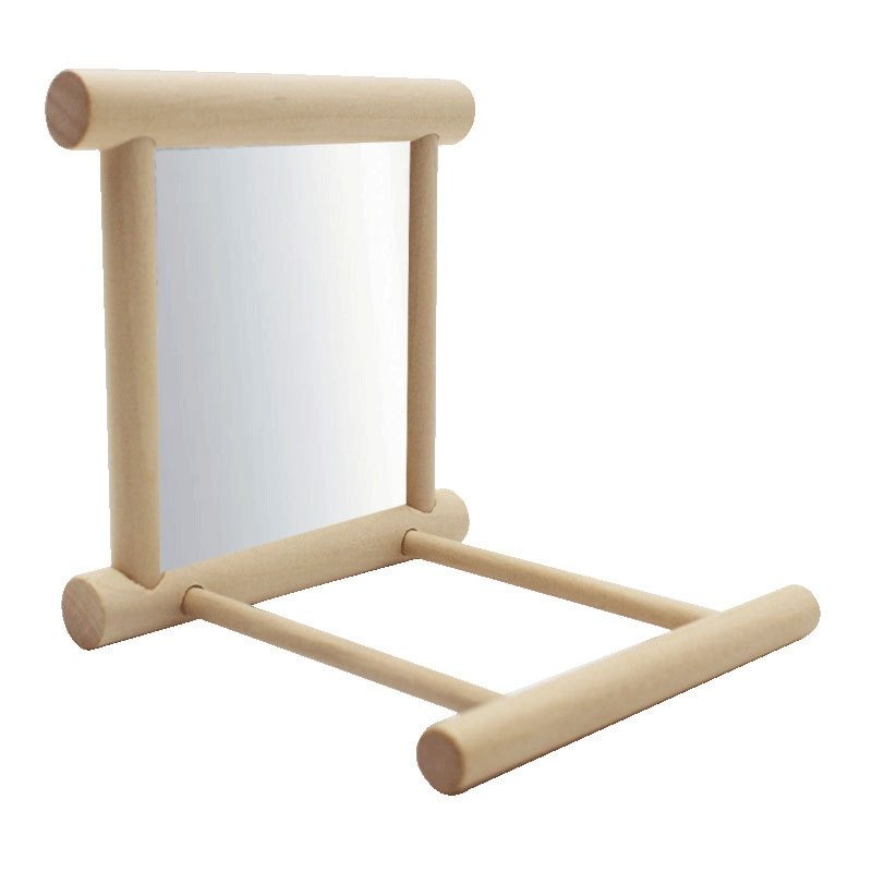 Bird Stand With Mirror - Zambeel