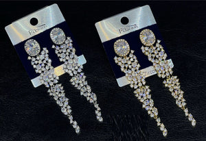 Bloom Royale Crystal Earrings - Zambeel