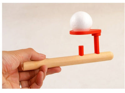 Blowing Balls Magic Suspension Balls Children Kids Boys Girls Wood Puzzle Traditional Toys Parenting Baby Games - Zambeel