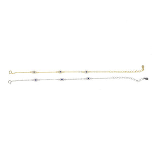 Blue Horse Eye Micro - inlaid Zircon Women's Bracelet - Zambeel