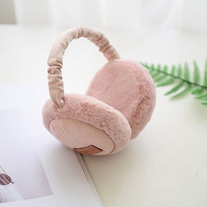 Bluetooth Earmuffs Headphones Warm Plush Earmuffs Ure Color Fashion Foldable Soft Simple Adjustable Winter Accessories - Zambeel