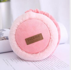 Bluetooth Earmuffs Headphones Warm Plush Earmuffs Ure Color Fashion Foldable Soft Simple Adjustable Winter Accessories - Zambeel