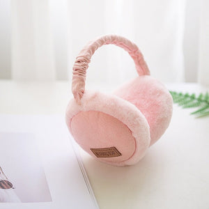 Bluetooth Earmuffs Headphones Warm Plush Earmuffs Ure Color Fashion Foldable Soft Simple Adjustable Winter Accessories - Zambeel
