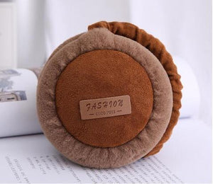 Bluetooth Earmuffs Headphones Warm Plush Earmuffs Ure Color Fashion Foldable Soft Simple Adjustable Winter Accessories - Zambeel