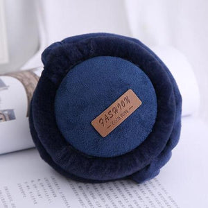 Bluetooth Earmuffs Headphones Warm Plush Earmuffs Ure Color Fashion Foldable Soft Simple Adjustable Winter Accessories - Zambeel